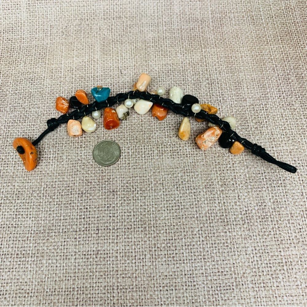 Coral Pearl Shell Bracelet‎